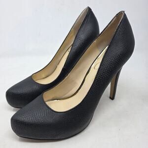 Jessica Simpson Black Platform High Heels Pumps Womens Size 10